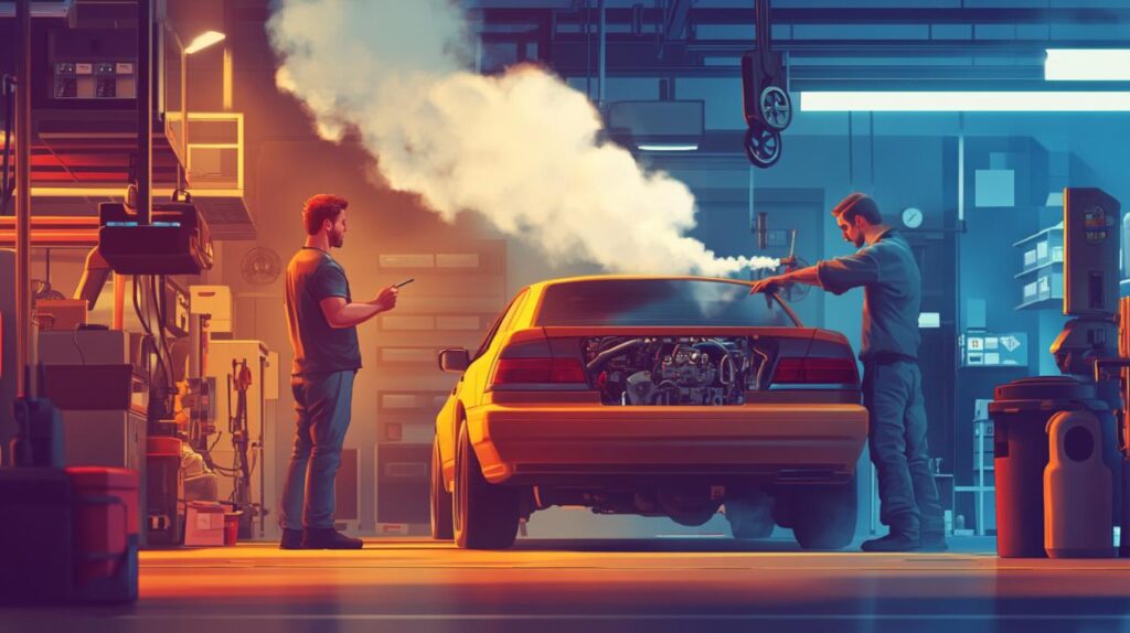 Mi coche echa humo blanco: ¿qué debo hacer? Diagnóstico profesional para vehículos diésel